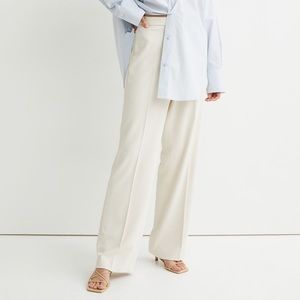 H&M High Waist Wide Cut Pants
